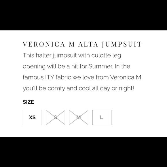 Veronica M Culotte Jumpsuit - Picture 7 of 7
